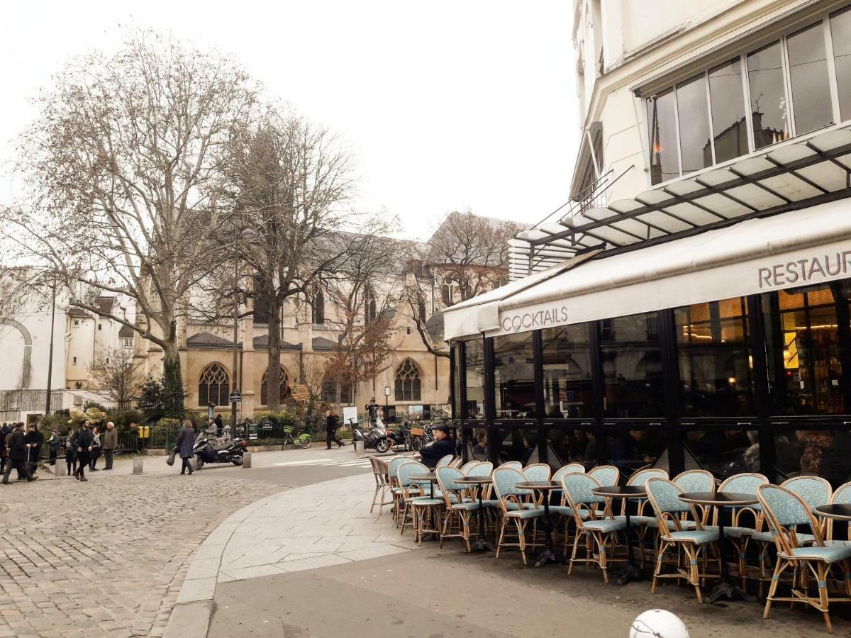 Ferienwohnung Quartier Latin Paris Exterior foto